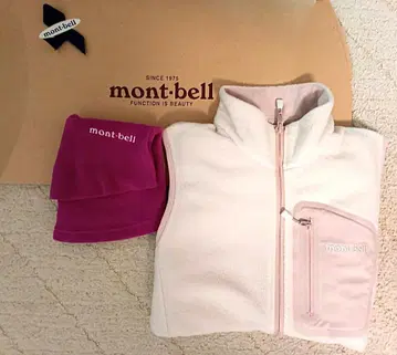 몽벨 크리마에어 베스트 (새상품 미사용품) 프리즈+넥 워머