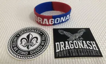Dragon Ash IKUZONE 러버 밴드와 스티커 세트
