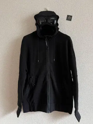 C.P. COMPANY 블랙 고글 후드티 새상품