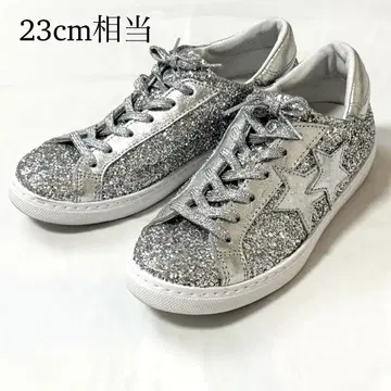 새상품급 2STAR 투스타 글리터 로우컷 스니커즈 메탈릭