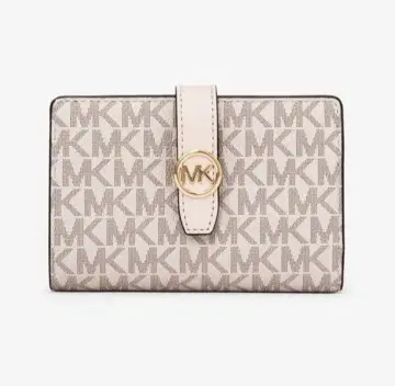 [미개봉 새상품] MICHAEL KORS 반지갑 베이지 MK