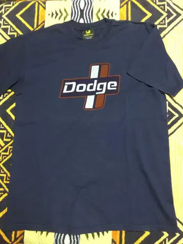 [새상품급] Dodge 프린트 티셔츠 미국 생산 L