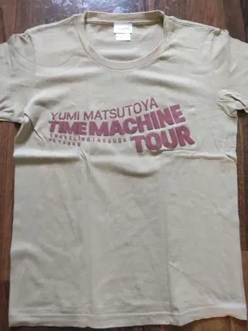 마쓰토야 유미 TIME MACHINE TOUR 셔츠 M 사이즈