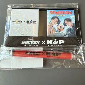 MICKEY x King & Prince 콜라보 굿즈 시부츠타 한정판