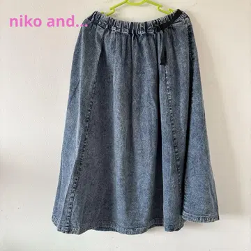 niko and - 데님 롱 스커트