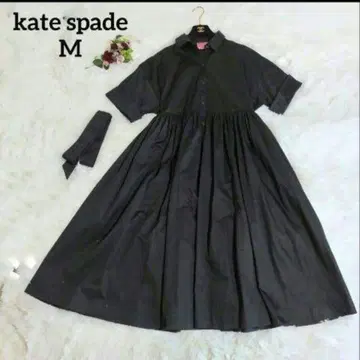 컨디션 최상 kate spade NY 블랙 셔츠 원피스 반팔 롱 M