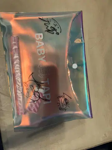 시나코 친필 사인