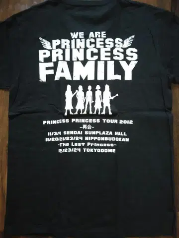 PRINCESS PRINCESS 프린세스 프린세스 티셔츠 M 사이즈