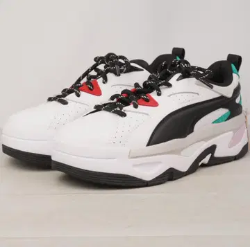 새상품급 PUMA BLSTR WNS WHITE/BLACK 23cm