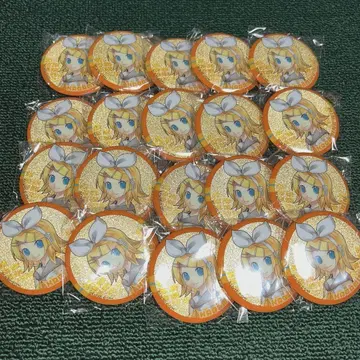 하츠네 미쿠 반짝반짝 캔뱃지 가챠 카가미네 린 20개 묶음 판매