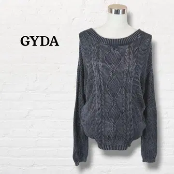 제이다 GYDA 케이블 니트 여성용 [ F ] 그레이