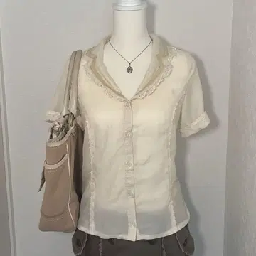 Axes Femme 모리 걸 페어리 그런지 걸리시 블라우스 레이스