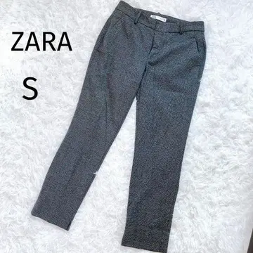 ZARA 자라 글렌체크 S 그레이 캐주얼 오피스 5029