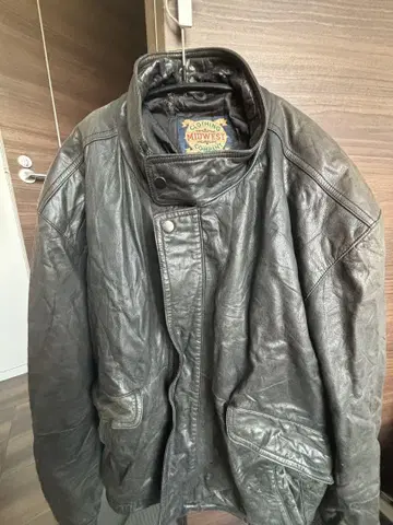 90's 가죽 자켓