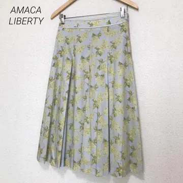 AMACA LIBERTY 아마카 플리츠 플레어 스커트