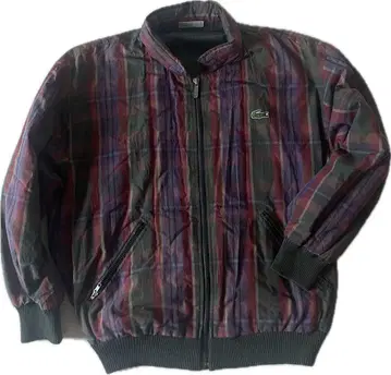 Lacoste 체크 무늬 나일론 자켓