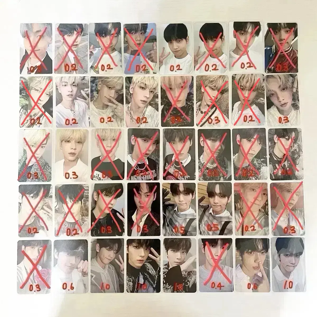 TXT Soobin poca unreleased photocard album photocard Sanctuary Deja Vu Freefall