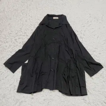 00s gimmick shirt black y2k bigPocket