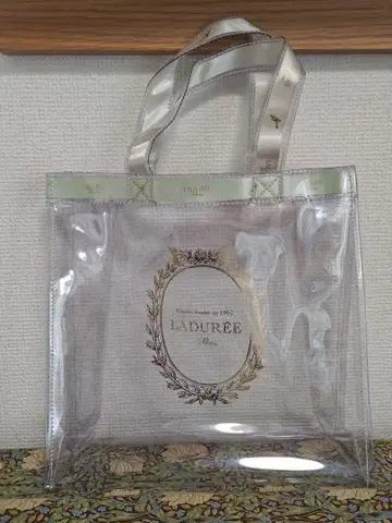 미사용 새상품 라뒤레 LADUREE 클리어 백