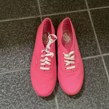 미국 구매 VANS 24cm 핑크 스니커즈