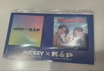 MICKEY x King & Prince 킹프리 미츠코시 한정판 캔뱃지
