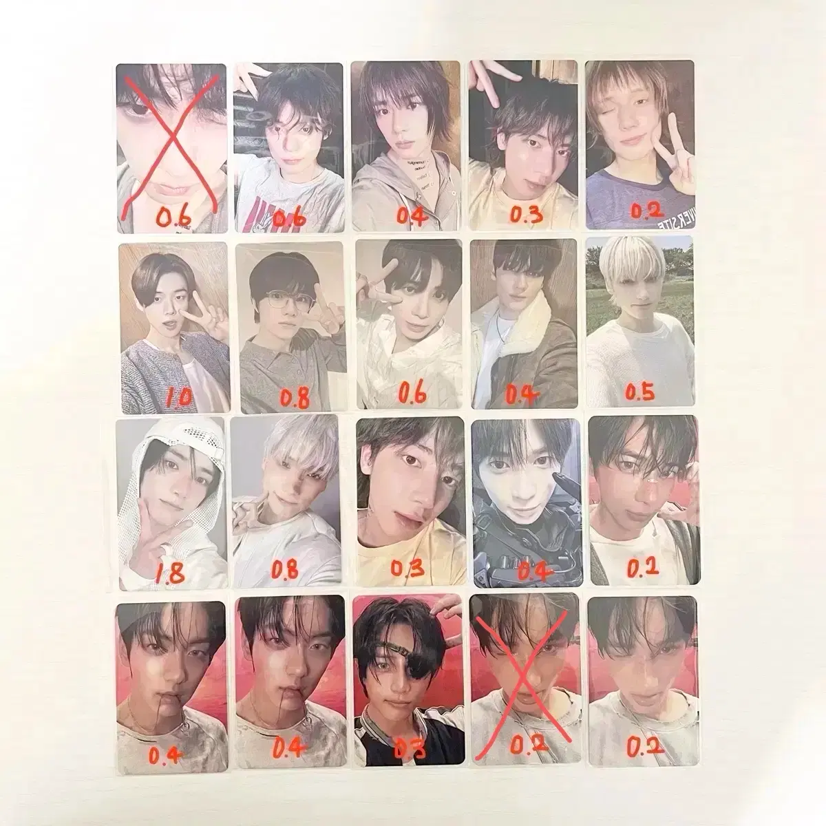 TXT TOMORROW X TOGETHER Soobin Yeonjun Beomgyu Taehyun Huening Kai Together album photocard unreleased photocard photocard