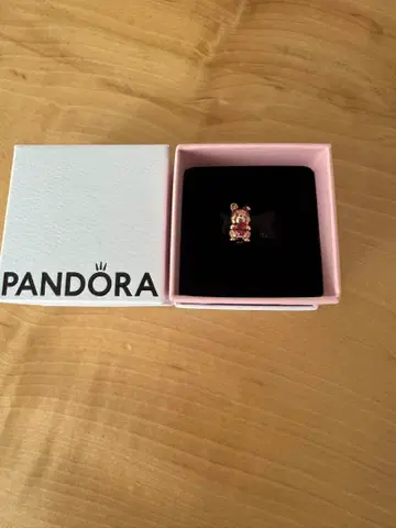 PANDORA 토끼 참 925 스털링 실버