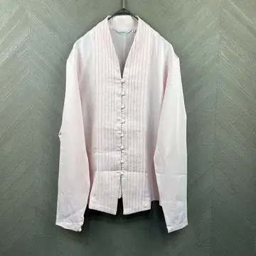 PRIMARY 프라이머리 블라우스 긴팔 버튼 셔츠 개더 핑크 9