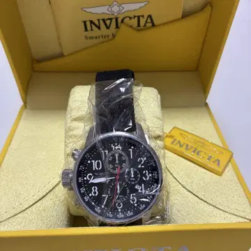 2 INVICTA 크로노그래프 블랙 손목시계
