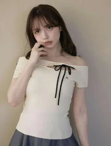AM1376 Amari ribbon tops baby Ivory