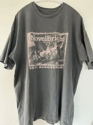 Novelbright 팬클럽 한정 10주년 티셔츠 M 사이즈