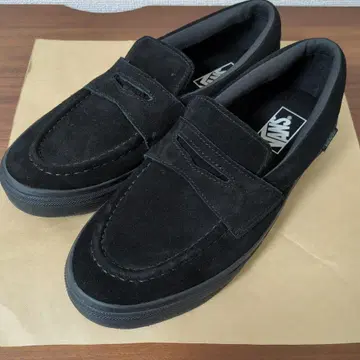 VANS 로퍼 스웨이드 26cm 블랙