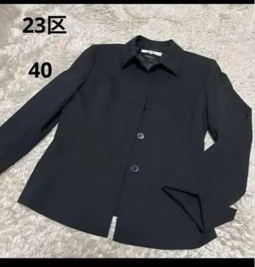 23구 자켓 블랙 40 심플 빅사이즈 얇은 소재 가벼운