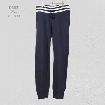DRIES VAN NOTEN Navy Sweatpants