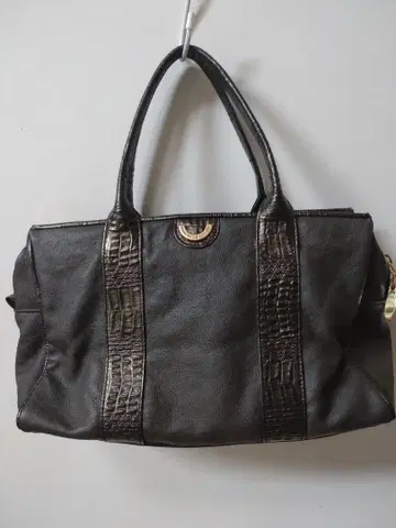 NATURAL BAG 내추럴 백 NB 악어 엠보싱 가죽 토트