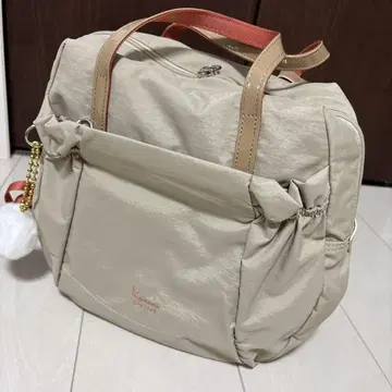 카나나 미사용 베이지 핸들 포함 백팩