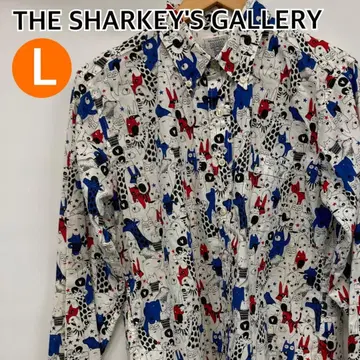 THE SHARKEY'S GALLERY 상의 셔츠 L [ CT1424 ]