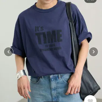 It's TIME 로고 티셔츠
