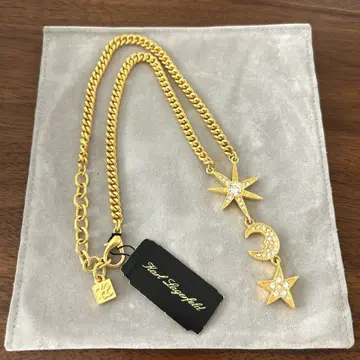 새상품 Karl Lagerfeld 별과 달 모티브 목걸이