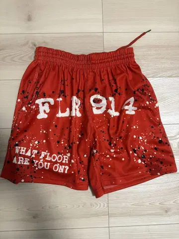 floor914 하프 팬츠 페인트 FLR914 usdrip drip
