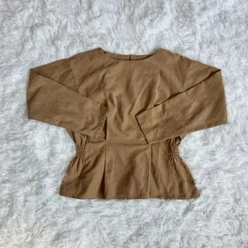 10) 내추럴 뷰티 베이직 사이드 개더 상의 페플럼 최근
