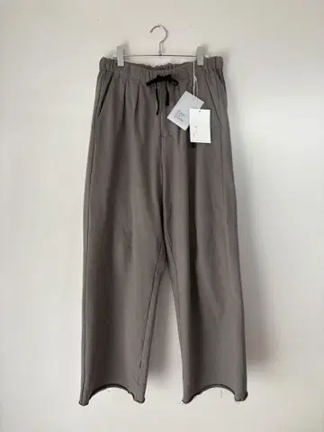 ANCELLM TUCK SWEAT PANTS GLAY 2