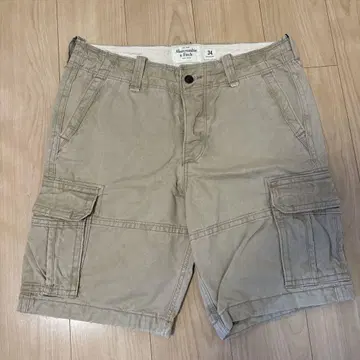 (미사용) Abercrombie & Fitch 카고 숏팬츠 34