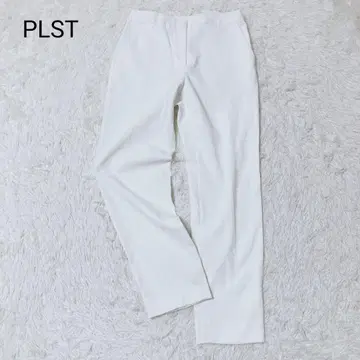 플라스테 PLST 팬츠 XS 사이즈 화이트 하의 바지 캐주얼