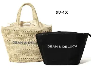 [미사용 새상품] DEAN & DELUCA 크로셰 바스켓 백 S 내추럴