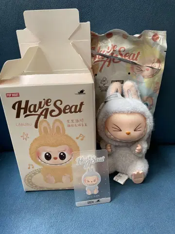 POP MART Have A Seat 라부부 봉제 인형 HEHE