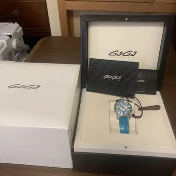 GaGa Milano 아날로그 손목시계 화이트/터콰이즈