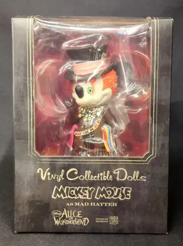 MEDICOMTOY VCD 미키마우스 AS MAD HATTER