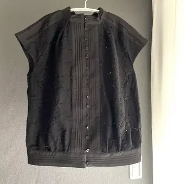 L'Or 로르 레이스 상의 블랙