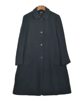 JIL SANDER NAVY 스텐 칼라 코트 여성용